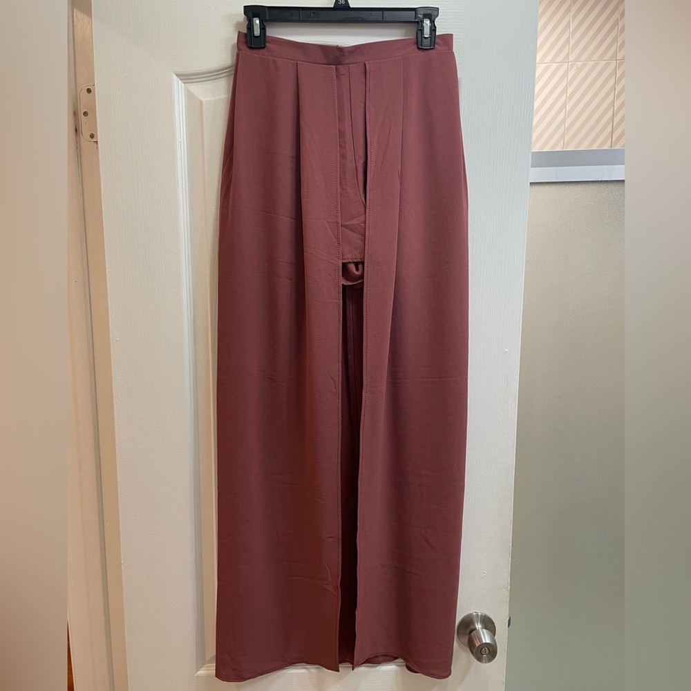 Windsor High-Low Skort/Skirt - Dusty Mauve - Size Small